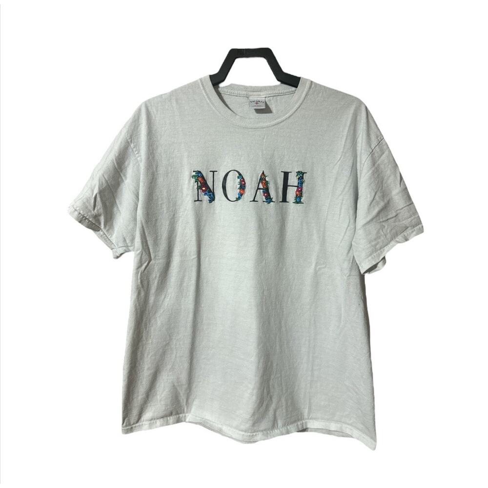 NOAH Embroidered Botanical T-Shirt Mens Size Xl